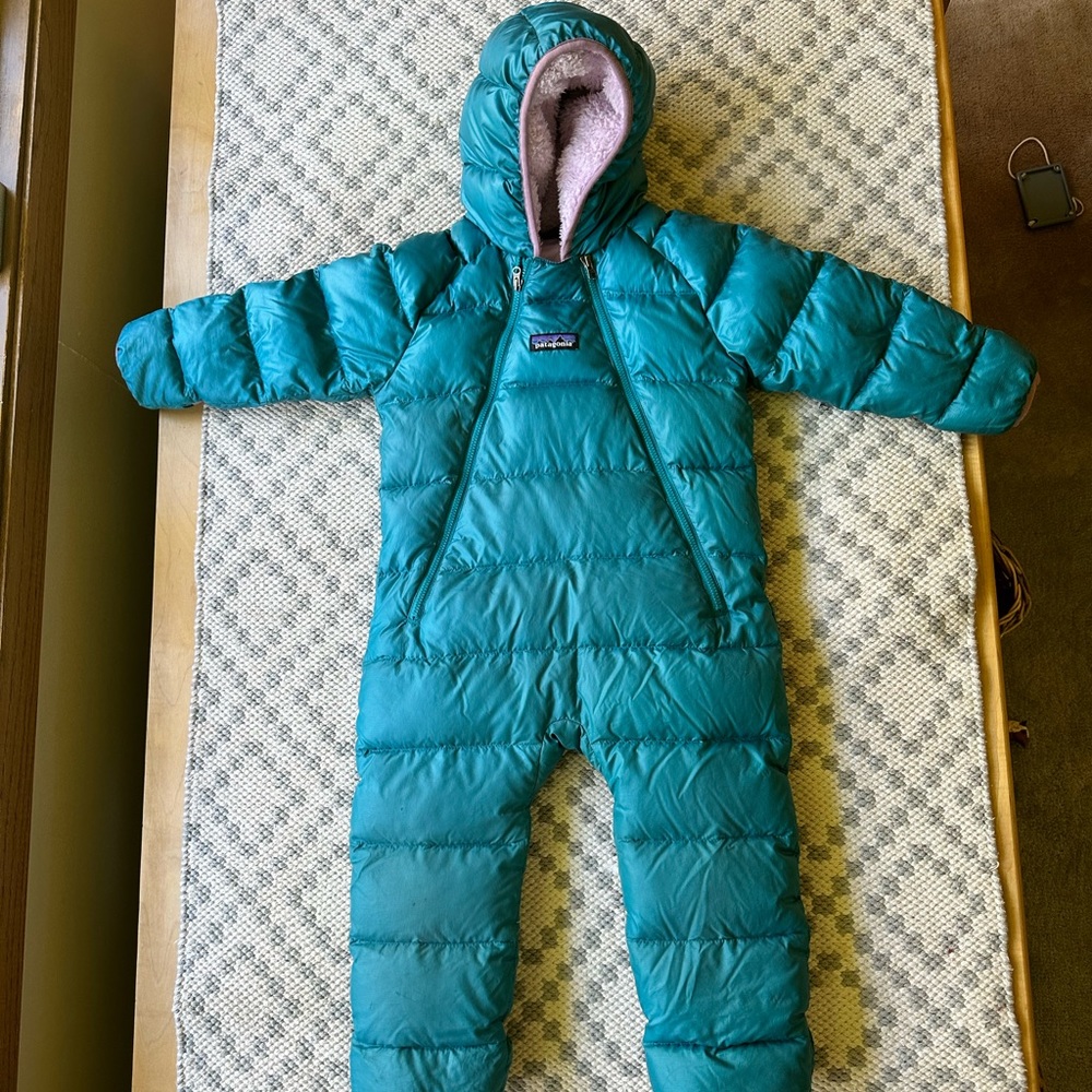 Patagonia Infant Hi-Loft Down Sweater Bunting 12-18m